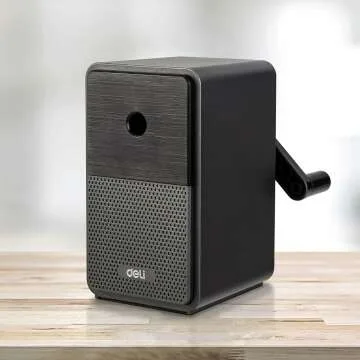 Deli Manual Pencil Sharpener with Adjustable Point