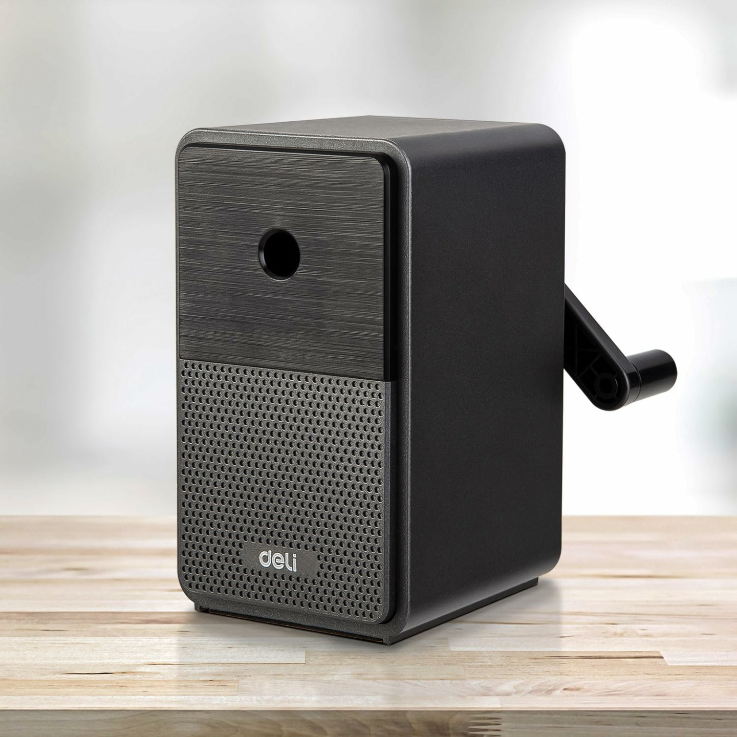 Deli Manual Pencil Sharpener with Adjustable Point