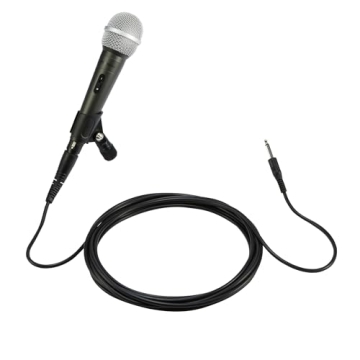 Amazon Basics Microphone for Singing and Speaking, Dynamic XLR Cardioid