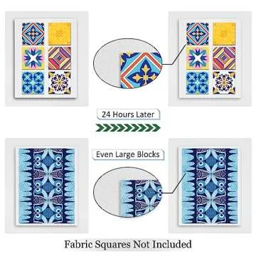 BXI Quilt Design Wall for Quilters, 6 Thick Panels