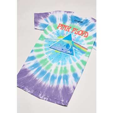 Pink Floyd Dark Side Tie Dye T-Shirt for Men - Multi Color