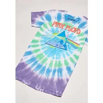 Pink Floyd Dark Side Tie Dye T-Shirt for Men - Multi Color