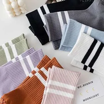 Yoga Socks with Grips for Women - Non Slip Cushioned Socks