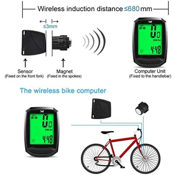 Bicycle Speedometer Waterproof Wireless Cycle Bike Computer