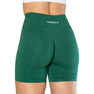 AUROLA Intensify Women's Gym Shorts for Yoga & Fitness