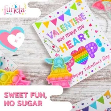 Funeta Valentines Pop Its for Classroom Exchange