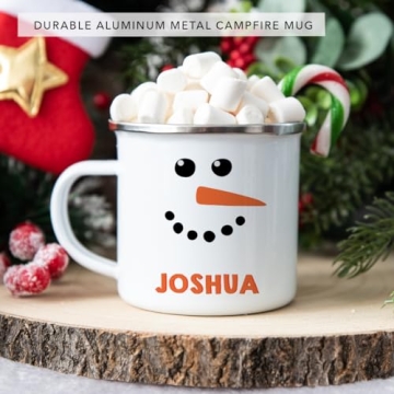Andaz Press Kids Personalized Snowman Hot Cocoa Mug