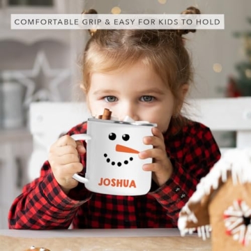 Andaz Press Kids Personalized Snowman Hot Cocoa Mug