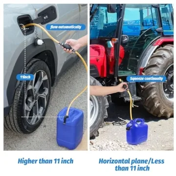 High-Flow Siphon Pump for Gasoline and Oils