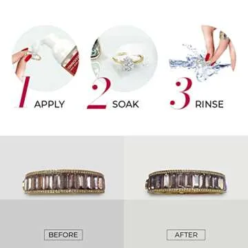 Connoisseurs Jewelry Cleaner Foam for Sparkling Jewelry