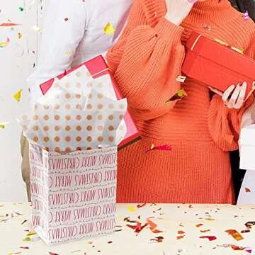 Rose Gold Tissue Paper - 120 Sheets for Gifts & Crafts