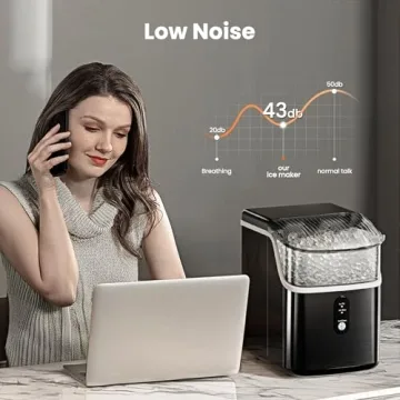 Nugget Ice Maker - 34lbs/Day Chewable Ice Machine