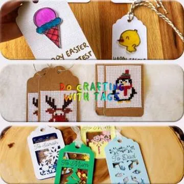 PH PERKHOMY 180 Pcs Gift Tags with String Kraft Paper Blank for Price Tag Gift Bag Hang Tags Box Labeling Clothes Craft Wedding Christmas Presents Halloween (Brown 180pcs)