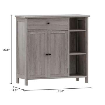 Stylish Irontar Bathroom Cabinet with Adjustable Shelves