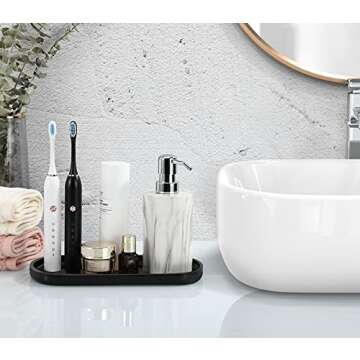 Luxspire Bathroom Vanity Tray - Elegant Multi-functional Decor