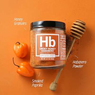 Spiceology Smoky Honey Habanero BBQ Rub for Flavor Lovers