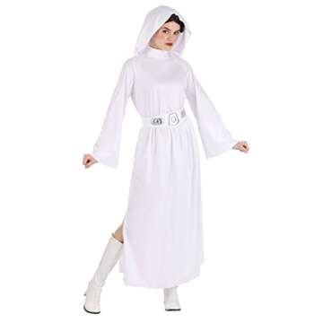 Jazwares Star Wars Adult Princess Leia Hooded Costume - Officially Licensed X-Large
