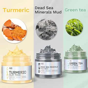 Turmeric Green Tea & Dead Sea Mud Mask Set