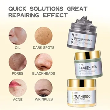 Turmeric Green Tea & Dead Sea Mud Mask Set