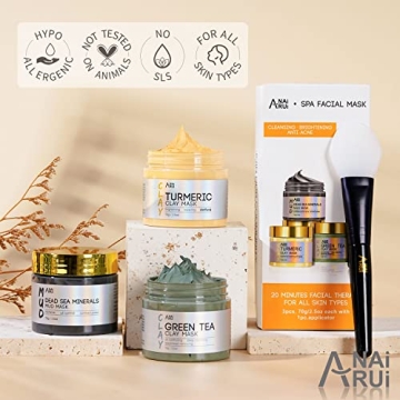 Turmeric Green Tea & Dead Sea Mud Mask Set