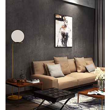 FunStick Charcoal Concrete Wallpaper Peel and Stick for Easy Home Design