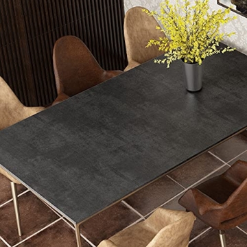 Fun Stick Charcoal Concrete Wallpaper for Modern Decor