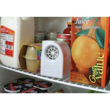 Camco Fridge Airator- Absorbs Refrigerator Odors and Smells, Space Efficient Compact Design, Maintai...