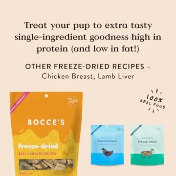 Bocce's Bakery Freeze-Dried Beef Tartare Dog Treats - USA Made