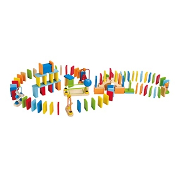 Award-Winning Hape Dynamo Wooden Domino Set for Kids