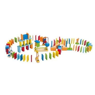 Award-Winning Hape Dynamo Wooden Domino Set for Kids