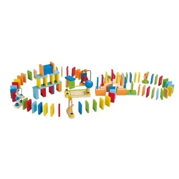 Award-Winning Hape Dynamo Wooden Domino Set for Kids