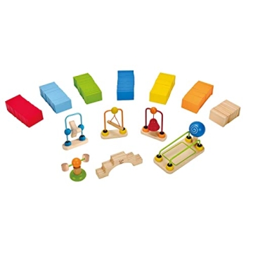 Award-Winning Hape Dynamo Wooden Domino Set for Kids