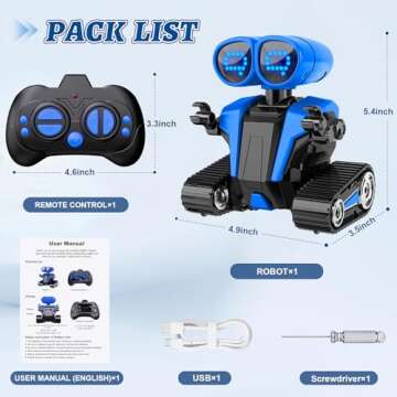 MindPal Robot Toys for Kids - Remote Control Fun