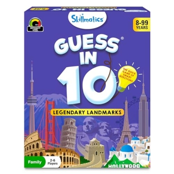 Skillmatics Guess in 10 Legendary Landmarks - Fun and Educational Game for Ages 8+