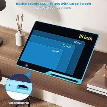 16-Inch Educational LCD Doodle Board for Kids