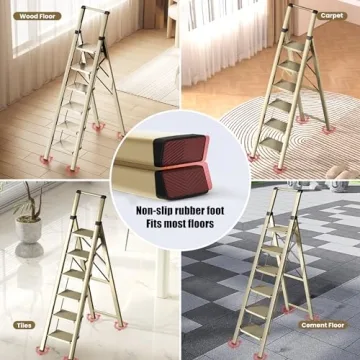 Lightweight SOLADDER 6 Step Ladder for Home and Office