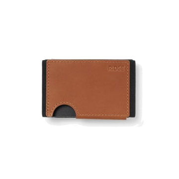 Ridge Biflex Wallet - Leather Wallet For Men with RFID Blocking Lining - Slim Minimalist Wallet For ...