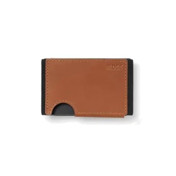 Ridge Biflex Wallet - Leather Wallet For Men with RFID Blocking Lining - Slim Minimalist Wallet For ...
