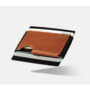 Ridge Biflex Wallet - Minimalist Leather RFID Wallet for Men