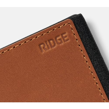 Ridge Biflex Wallet - Minimalist Leather RFID Wallet for Men