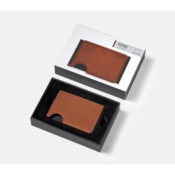 Ridge Biflex Wallet - Minimalist Leather RFID Wallet for Men