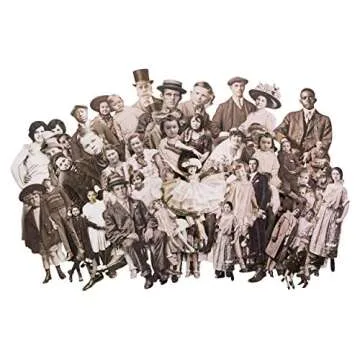 Tim Holtz Idea-Ology Paper Dolls Die-Cuts 83/Pkg-Solos Art Craft, Red, Green