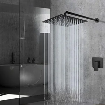 Voolan Rain Shower Head - Luxury 12" Stainless Steel