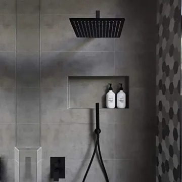 Voolan Rain Shower Head - Luxury 12" Stainless Steel