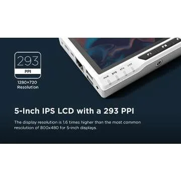 Seeed Studio reTerminal - Embedded Linux with Raspberry Pi CM4 and 5-Inch Multi-Touch Screen, Wireless Connectivity Linux Terminal Device for Home Assistant, Machine Learning and Edge AI.