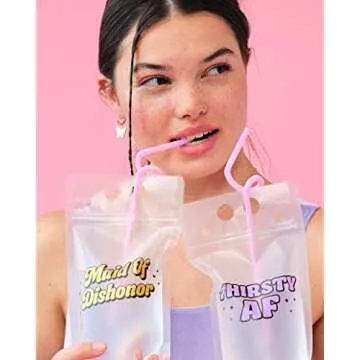 xo, Fetti Bachelorette Party Drink Pouches - 16 Pack