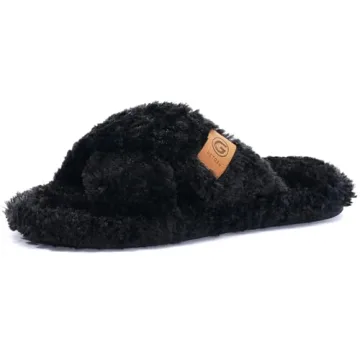 Cozy VIVASUN Fuzzy Slippers with Memory Foam for Women