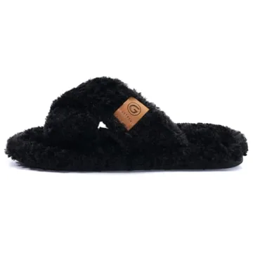 Cozy VIVASUN Fuzzy Slippers with Memory Foam for Women