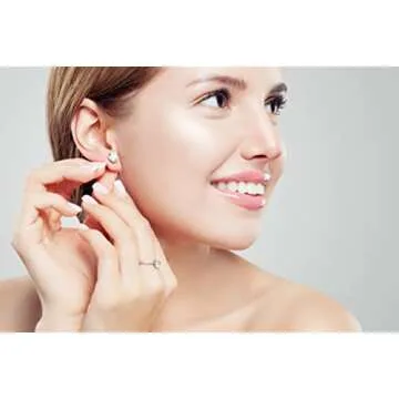 3.5 ct Diamond 18k White Gold Necklace & Earrings Set