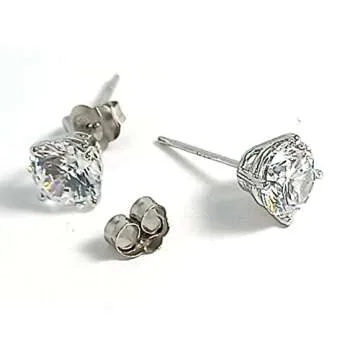 3.5 ct Diamond 18k White Gold Necklace & Earrings Set